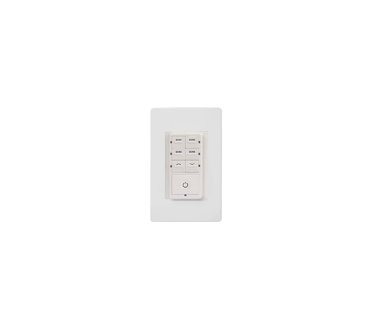 BLUETOOTH ON/OFF, RAISE/LOWER, 4 SCENE WALL SWITCH 120V/277V