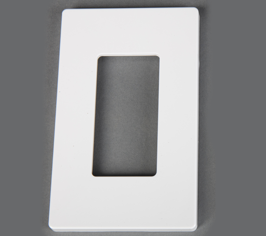 REPLACEMENT WHITE DECORA SCREW-LESS FACEPLATE COVER