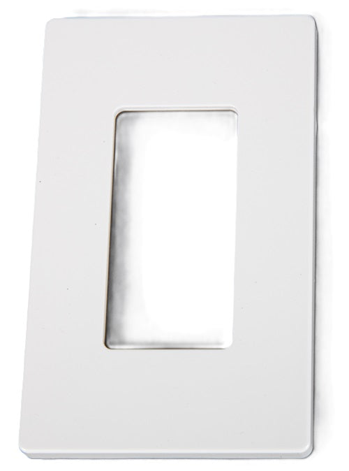 REPLACEMENT WHITE DECORA SCREW-LESS FACEPLATE COVER